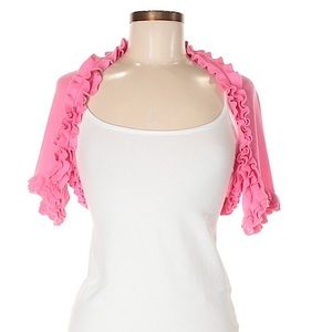 Lilly Pulitzer ruffle shrug